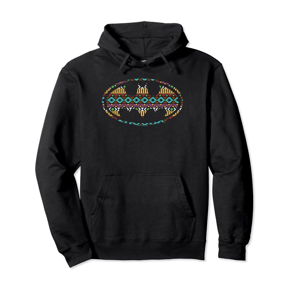 Batman Aztec Bat Logo Pullover Hoodie